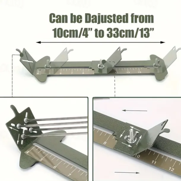 DIY Paracord Metal Weaving Frame - Handmade Outdoor Leisure Bracelet Maker Tool - Includes 2 Random Color Ropes