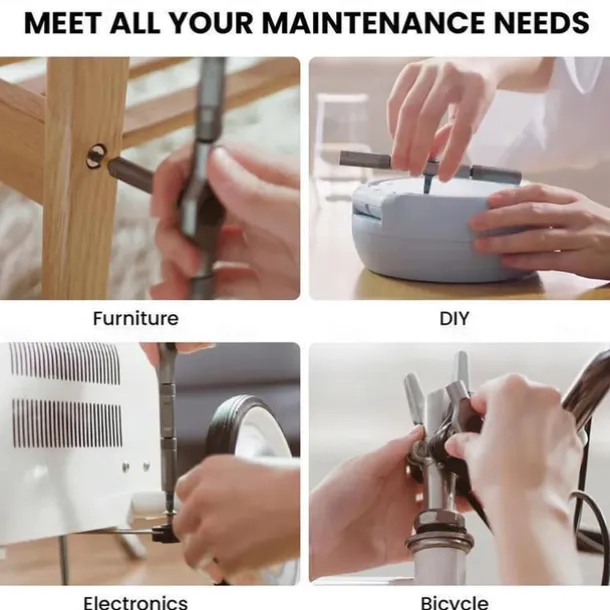 DIY Screwdriver 24 in 1 2025 New 24 in 1 Multi-bit Magnetic Screwdriver Set, Magnetic Screwdriver Set, Multi-purpose Ratchet Wrench Screwdriver S2 Magnetic Drill Bit, Removable T Ratchet Handle