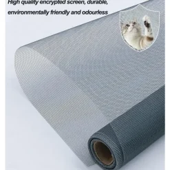 DIY Windows Fly Screen, Self-Adhesive for Windows, Adjustable Window Screen Mesh for Insects Bug Fly, Transparent Cat Mesh, Fly Screen, Mosquito Net