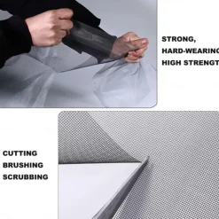 DIY Windows Fly Screen, Self-Adhesive for Windows, Adjustable Window Screen Mesh for Insects Bug Fly, Transparent Cat Mesh, Fly Screen, Mosquito Net