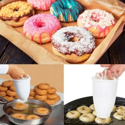 Donut Maker Dispenser Donut Making Artifact Creative Dessert Mold DIY Confectionery Pastry Baking Tools Kitchen Gadget