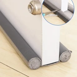 Door Bottoom Draft Stopper Adjustable Door Sweep Under Door Draft Blocker Insulator Weatherstrip Household Foam Sealing Strip