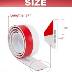 Door Draft Stopper Under Door Draft Blocker Insulator Door Sweep Weather Stripping Noise Stopper Strong Adhesive 39 Length 1M