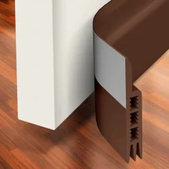 Door Draft Stopper Under Door Draft Blocker Insulator Door Sweep Weather Stripping Noise Stopper Strong Adhesive 39 Length 1M
