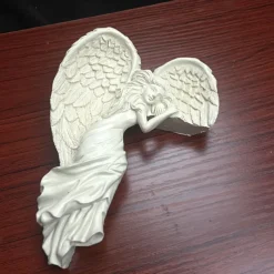 Door Frame Angel Wings Sculpture,Angels Door Frames Decoration,3D Statue Home Art Wall Decoration Resin Figurines Ornaments,for Outdoor Garden Living Room Bedroom Office