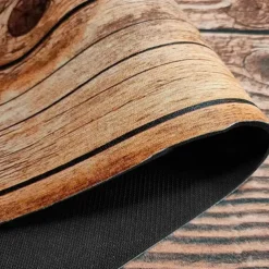 Door Mat Floor Mat Non Slip Ring of Tree 3D Trunk Wooden Log Print Area Rug Bath Mat Waterasorb for Indoor Outdoor Patio Bedroom Kitchen Office