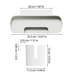 Dormitory Hanging Basket Bedside Storage Shelf - Ideal Dorm Room Bedside Organizer, Bedside Hanging Basket for Convenient Storage in Bedrooms