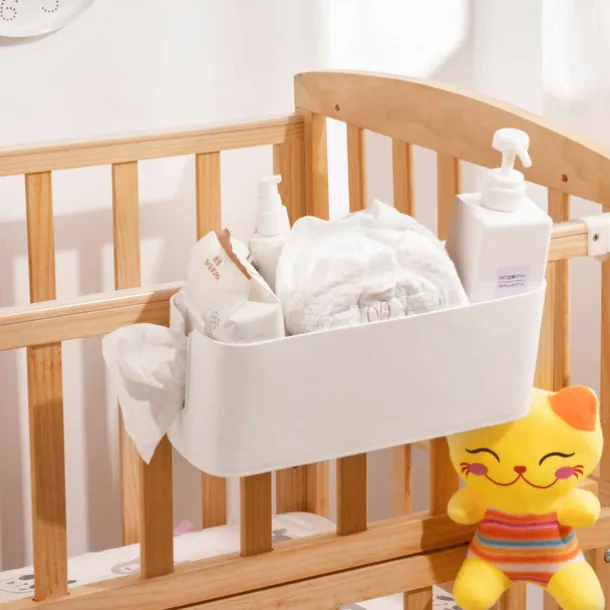 Dormitory Hanging Basket Bedside Storage Shelf - Ideal Dorm Room Bedside Organizer, Bedside Hanging Basket for Convenient Storage in Bedrooms