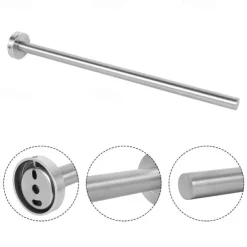 Double Arm Towel Holder 304 Stainless Steel Towel Bar Rail Wall Kitchen Hanger Shelf for Towels Bathroom Towel Rack