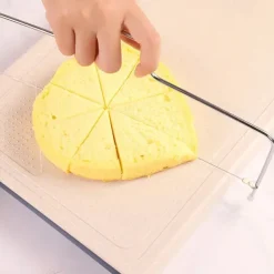 Double Wire Cake Cutter Slicer Adjustable 2 Line Stainless Steel DIY Butter Bread Divider Pastry Knife Kitchen Baking Tools