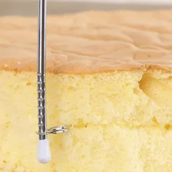 Double Wire Cake Cutter Slicer Adjustable 2 Line Stainless Steel DIY Butter Bread Divider Pastry Knife Kitchen Baking Tools