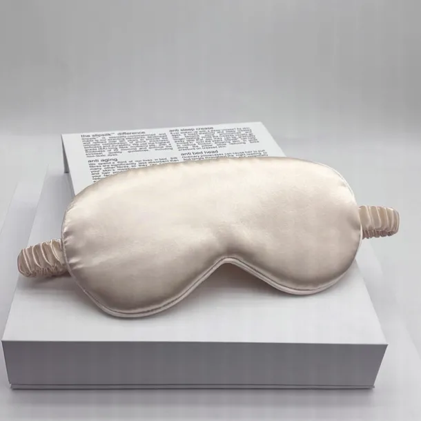 Double-sided Imitation Silk Shading Eye Mask Sleeping Elastic Travel Lunch Break Eye Mask Printing Aviation Eye Mask