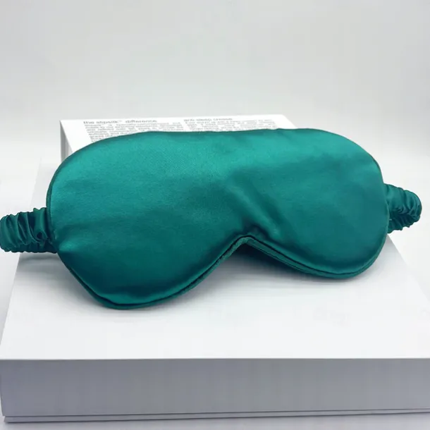 Double-sided Imitation Silk Shading Eye Mask Sleeping Elastic Travel Lunch Break Eye Mask Printing Aviation Eye Mask