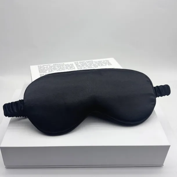 Double-sided Imitation Silk Shading Eye Mask Sleeping Elastic Travel Lunch Break Eye Mask Printing Aviation Eye Mask