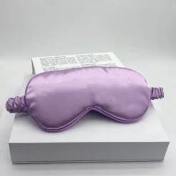 Double-sided Imitation Silk Shading Eye Mask Sleeping Elastic Travel Lunch Break Eye Mask Printing Aviation Eye Mask