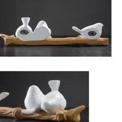 Doves Wall Hook Resin Bird Creative Door Key Wall Coat Hook Coat Rack Wall Decoration Hook Nordic Coat Hook Porch Hanger Decorative Hook