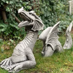Dragon Garden Decoration Resin Dragon Statue Decorations Resin Dragon Jardin Garten Decor Easter Garden Decor Home Accessorie