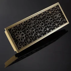 Drain Creative Brass 1pc Floor Mounted / Chrome / #