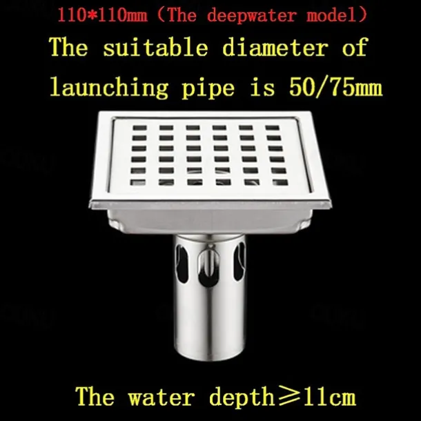 Drain New Design Contemporary / Modern Stainless Steel / Iron 1pc - Hotel bath Floor Mounted