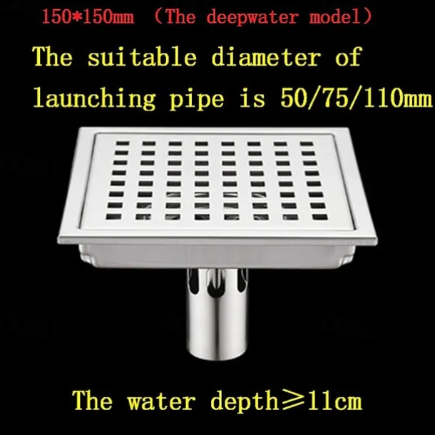 Drain New Design Contemporary / Modern Stainless Steel / Iron 1pc - Hotel bath Floor Mounted