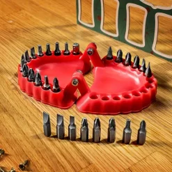 Drill Bit Holder Screwdriver Drill Bit Ornament - Desktop Decorative Piece for Tool Enthusiasts