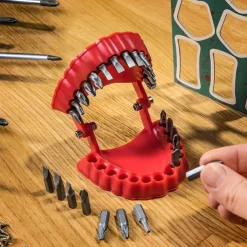 Drill Bit Holder Screwdriver Drill Bit Ornament - Desktop Decorative Piece for Tool Enthusiasts