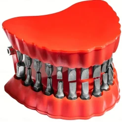 Drill Bit Holder Screwdriver Drill Bit Ornament - Desktop Decorative Piece for Tool Enthusiasts