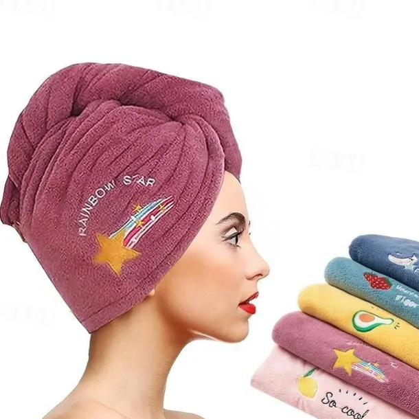 Dry Hair Cap Female Super Absorbent Quick-Drying Hair Towel Wiping Hair Towel Shower Cap Artifact 2021 New Turban Thickening