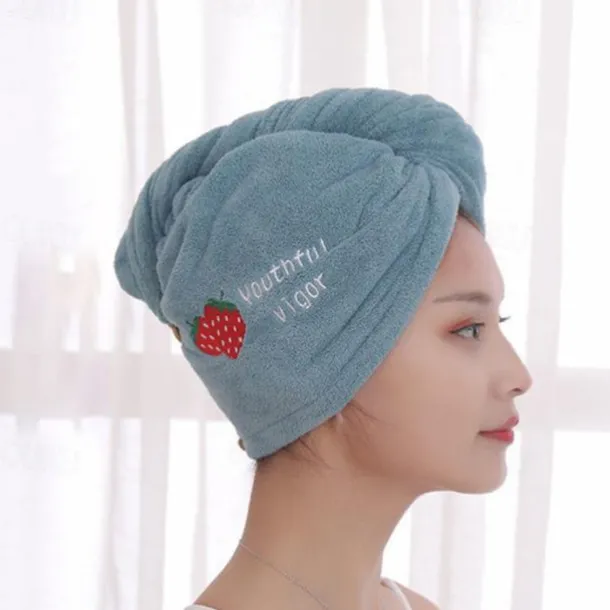 Dry Hair Cap Female Super Absorbent Quick-Drying Hair Towel Wiping Hair Towel Shower Cap Artifact 2021 New Turban Thickening