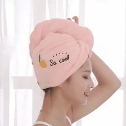 Dry Hair Cap Female Super Absorbent Quick-Drying Hair Towel Wiping Hair Towel Shower Cap Artifact 2021 New Turban Thickening