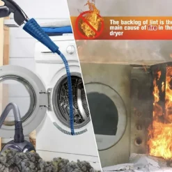 Dryer Vent Cleaner Kit Vacuum Attachment Bendable Dryer Lint Remover Dryer Lint Screen Cleaning Hose