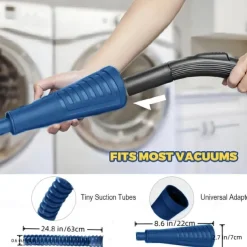 Dryer Vent Cleaner Kit Vacuum Attachment Bendable Dryer Lint Remover Dryer Lint Screen Cleaning Hose