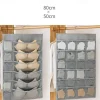 Dual-Sided Hanging Closet Organizer Pocket for Underwear Stocking Toiletries Accessories Bra Dresser Panty Socks Drawers Home Basics