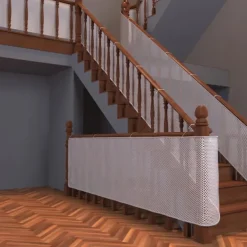 Durable Child Safety Protective Net Multipurpose Bannister Guard Deck Fence Fine Mesh Protect for Balcony Garden Yard Stairs