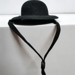 Durable Polyester Fiber Fun Chicken Hat with Drawstring Closure for Poultry Protection, Suitable for Various Chicken Breeds