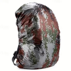 Durable Portable Outdoor Backpack, 1pc Vibrant Backpack with Cover, Ideal for Travel, Camping, and Sports Accessories, Camping Gear