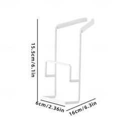 Durable Sink Caddy Sink Sponge Holder Small Kitchen Bathroom Metal Organizer Liquid Dish Drainer Faucet Rack Shower Convenient