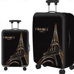 Durable Travel Luggage Cover, Dacron Elastic Suitcase Cover Protector, Foldable Washable Luggage Cover Protector