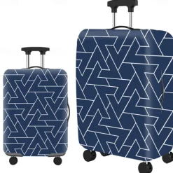 Durable Travel Luggage Cover, Dacron Elastic Suitcase Cover Protector, Foldable Washable Luggage Cover Protector