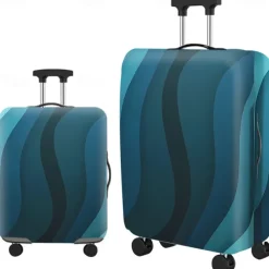 Durable Travel Luggage Cover, Dacron Elastic Suitcase Cover Protector, Foldable Washable Luggage Cover Protector
