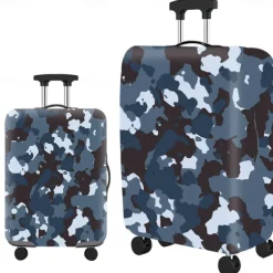 Durable Travel Luggage Cover, Dacron Elastic Suitcase Cover Protector, Foldable Washable Luggage Cover Protector