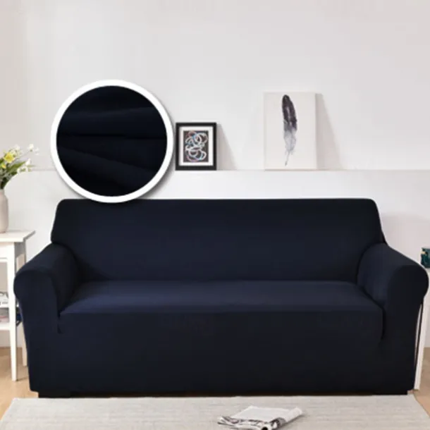 Dustproof All-powerful Slipcovers Stretch Sofa Cover Burgundy Super Soft Fabric Couch Cover With One Free Boster Case(Chair/Love Seat/3 Seats/4 Seats)