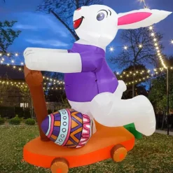 Easter Bunny Inflatable Outdoor Decoration Halloween Decor