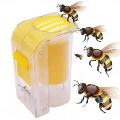 Easy-Grip Bee Queen Marker Catcher - Lightweight, Durable Plastic, One-Handed Operation for Quick & Safe Queen Bee Handling