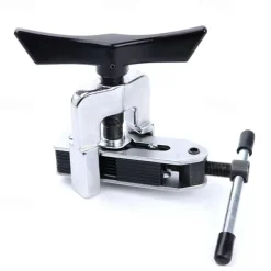 Eccentric Flaring Tool, HVAC Kit for 3/16-5/8 inch Pipes and Tubing, Brass, Aluminum, Copper, Flare Tool Kit with SAE 45 Degree Angle Cone for HVAC Gas Cooling Brake Line