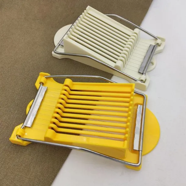 Effortless Slicing & Cutting,10 Stainless Steel Wires Multifunctional Slicer for Cheese, Eggs, Vegetables, Fruits & Soft Foods