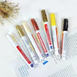 Effortlessly Repair and Refresh Your Tiles with this White Waterproof Grout Pen!