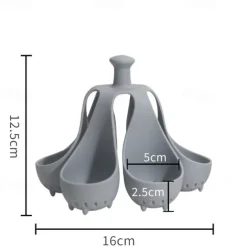 Egg Poachers - Silicone Egg Boiling Gadget, Hard Boiled Egg Holder, Egg Poaching Cups, Makes Hard or Soft Boiled Eggs, Kitchen Egg Storage Rack