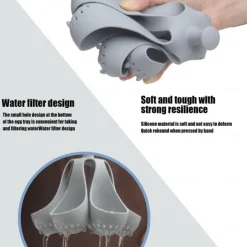 Egg Poachers - Silicone Egg Boiling Gadget, Hard Boiled Egg Holder, Egg Poaching Cups, Makes Hard or Soft Boiled Eggs, Kitchen Egg Storage Rack