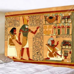 Egyptian Hanging Tapestry Wall Art Large Tapestry Mural Decor Photograph Backdrop Blanket Curtain Home Bedroom Living Room Decoration